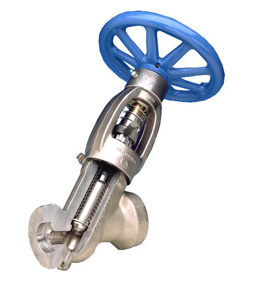 Bellows Seal Valve Cutaway