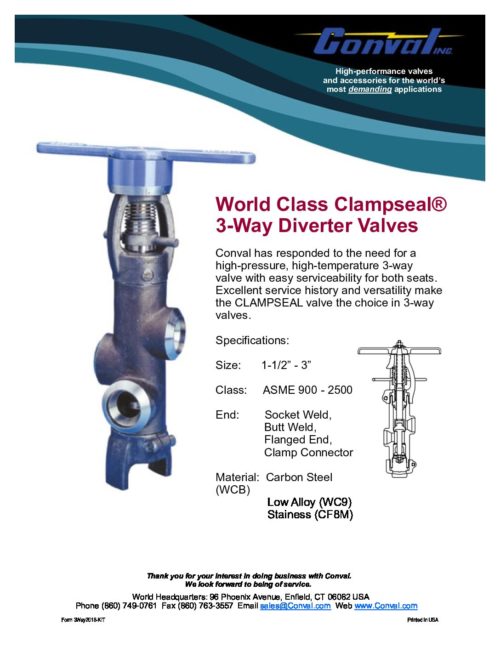 convalthreewayvalve Conval, Inc.